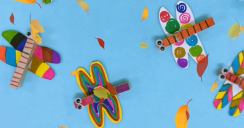 가을 하늘 잠자리 만들기