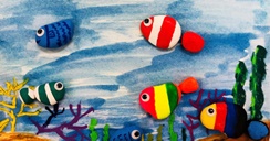 특별한 바다 돌(물)고기